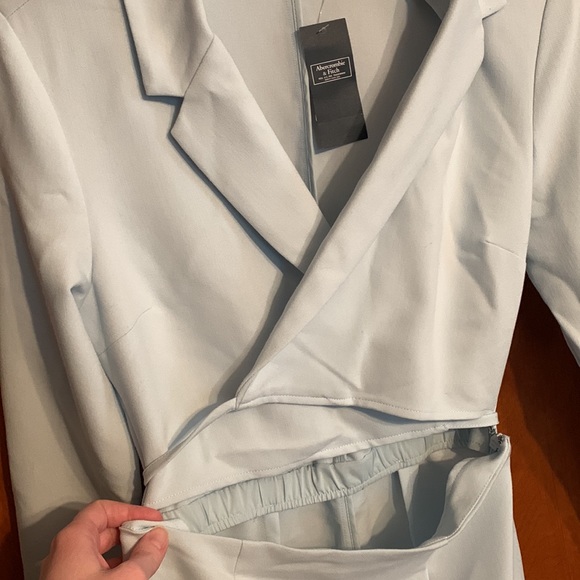 Abercrombie Cutout Blazer Wrap Mini Dress - Picture 2 of 5